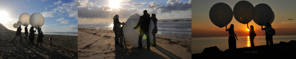 Ballonverstrooiing gastenboek